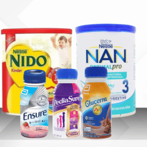 Fórmulas infantiles y alimenticias para distribución profesional en farmacias y tiendas de salud