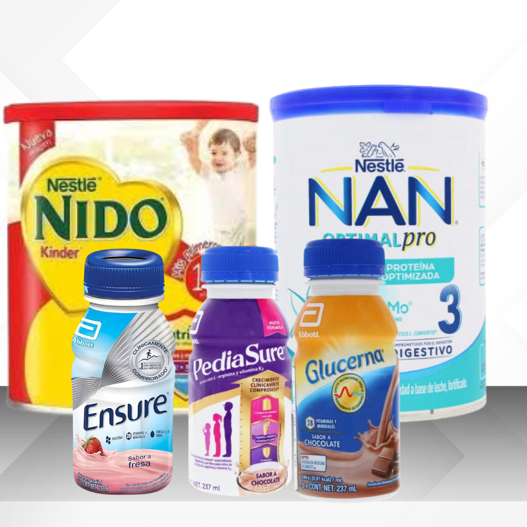 Fórmulas infantiles y alimenticias para distribución profesional en farmacias y tiendas de salud
