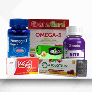 Suplementos alimenticios para venta en farmacias, consultorios y comercios de salud